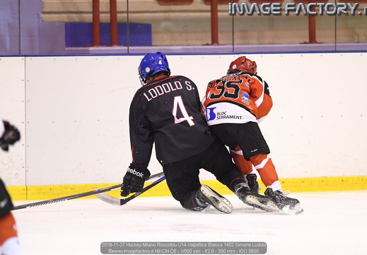 2016-11-27 Hockey Milano Rossoblu U14-Valpellice Bianca (2-10)